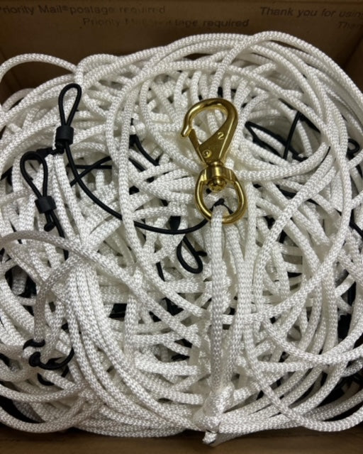 600ft #7 Loctite Crabbing Trotline With ⅛” Bungee Snoods